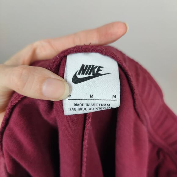 Nike Sportswear Tech Fleece Joggers Mens Medium Red Tapered Sweatpants - Picture 7 of 10